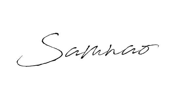 Make a beautiful signature design for name Samnao. Use this online signature maker to create a handwritten signature for free. Samnao signature style 6 images and pictures png