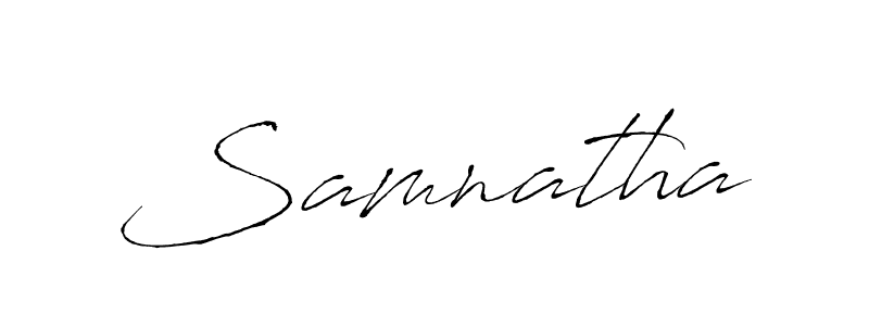 How to make Samnatha signature? Antro_Vectra is a professional autograph style. Create handwritten signature for Samnatha name. Samnatha signature style 6 images and pictures png