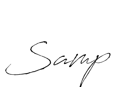 Also You can easily find your signature by using the search form. We will create Samp name handwritten signature images for you free of cost using Antro_Vectra sign style. Samp signature style 6 images and pictures png