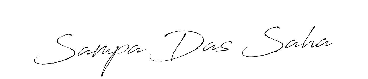 Make a beautiful signature design for name Sampa Das Saha. With this signature (Antro_Vectra) style, you can create a handwritten signature for free. Sampa Das Saha signature style 6 images and pictures png