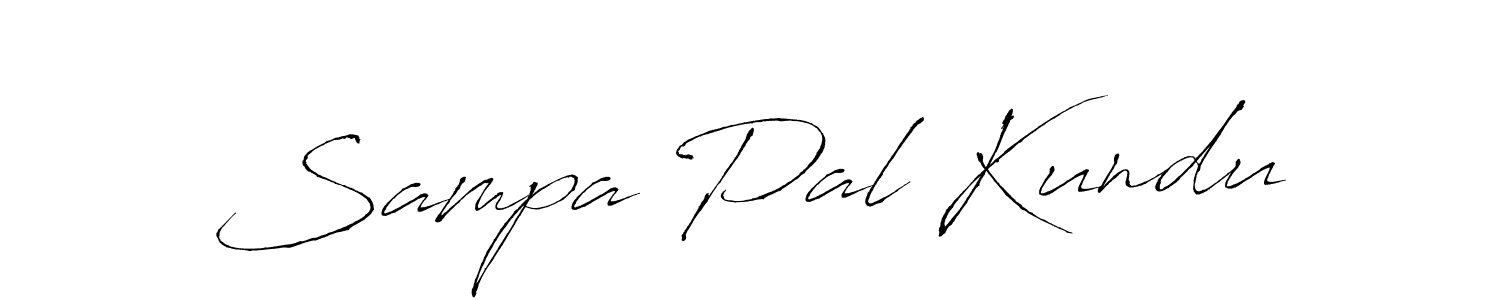 How to make Sampa Pal Kundu name signature. Use Antro_Vectra style for creating short signs online. This is the latest handwritten sign. Sampa Pal Kundu signature style 6 images and pictures png