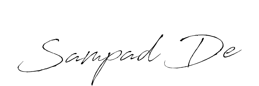 if you are searching for the best signature style for your name Sampad De. so please give up your signature search. here we have designed multiple signature styles  using Antro_Vectra. Sampad De signature style 6 images and pictures png