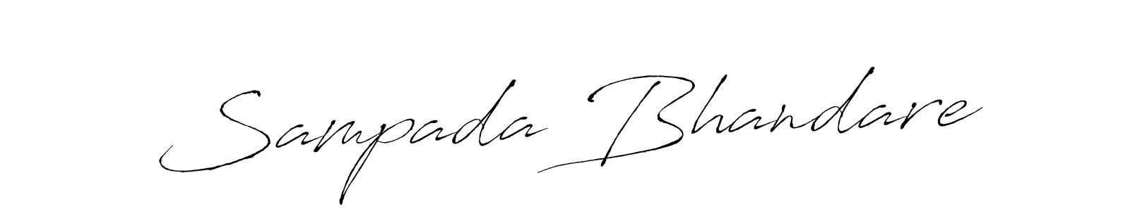 It looks lik you need a new signature style for name Sampada Bhandare. Design unique handwritten (Antro_Vectra) signature with our free signature maker in just a few clicks. Sampada Bhandare signature style 6 images and pictures png
