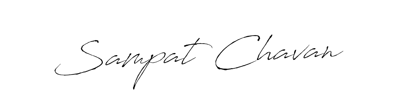 The best way (Antro_Vectra) to make a short signature is to pick only two or three words in your name. The name Sampat Chavan include a total of six letters. For converting this name. Sampat Chavan signature style 6 images and pictures png