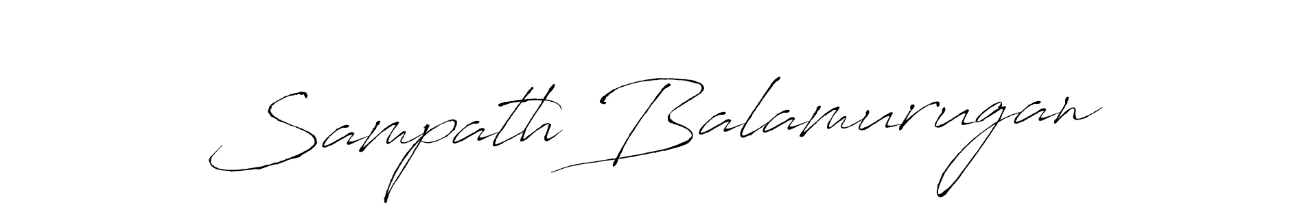 It looks lik you need a new signature style for name Sampath Balamurugan. Design unique handwritten (Antro_Vectra) signature with our free signature maker in just a few clicks. Sampath Balamurugan signature style 6 images and pictures png