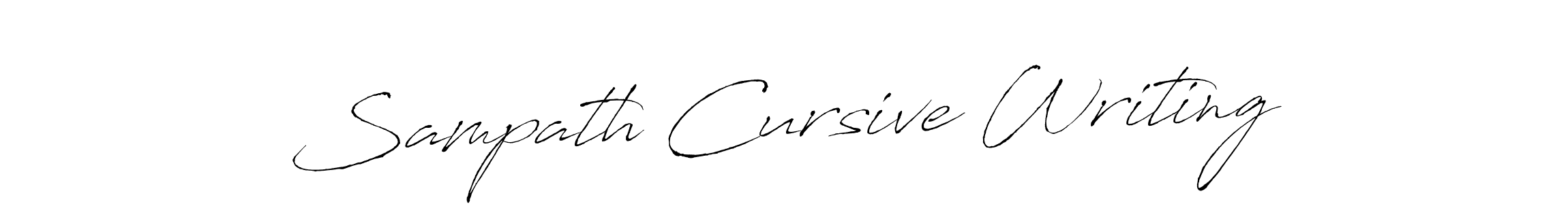 You should practise on your own different ways (Antro_Vectra) to write your name (Sampath Cursive Writing) in signature. don't let someone else do it for you. Sampath Cursive Writing signature style 6 images and pictures png