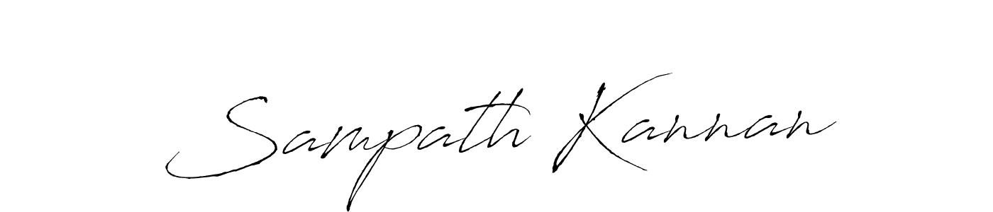 It looks lik you need a new signature style for name Sampath Kannan. Design unique handwritten (Antro_Vectra) signature with our free signature maker in just a few clicks. Sampath Kannan signature style 6 images and pictures png