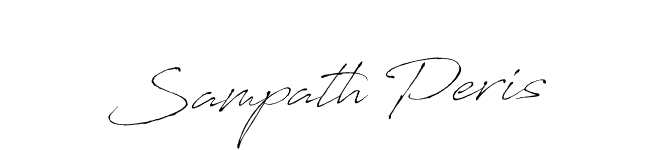 if you are searching for the best signature style for your name Sampath Peris. so please give up your signature search. here we have designed multiple signature styles  using Antro_Vectra. Sampath Peris signature style 6 images and pictures png