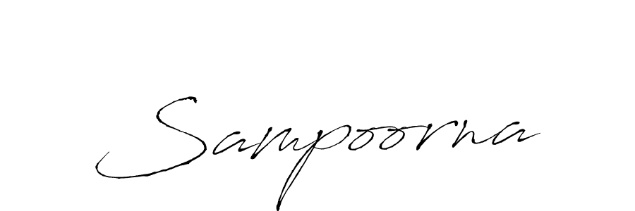 Make a beautiful signature design for name Sampoorna. Use this online signature maker to create a handwritten signature for free. Sampoorna signature style 6 images and pictures png