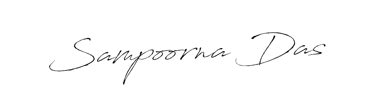 Make a beautiful signature design for name Sampoorna Das. With this signature (Antro_Vectra) style, you can create a handwritten signature for free. Sampoorna Das signature style 6 images and pictures png