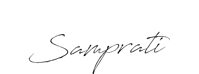 How to make Samprati signature? Antro_Vectra is a professional autograph style. Create handwritten signature for Samprati name. Samprati signature style 6 images and pictures png