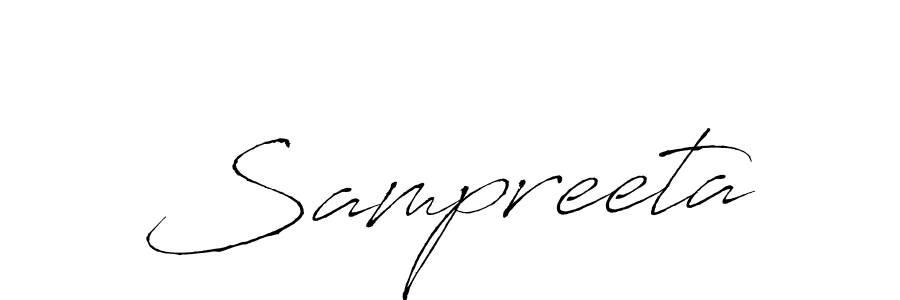 Use a signature maker to create a handwritten signature online. With this signature software, you can design (Antro_Vectra) your own signature for name Sampreeta. Sampreeta signature style 6 images and pictures png