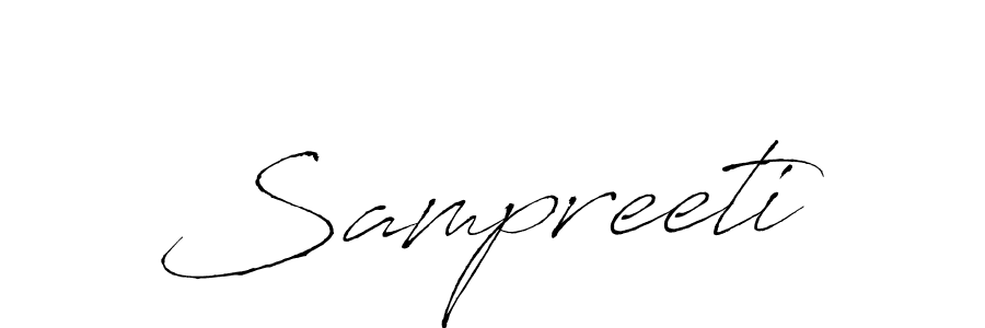 Design your own signature with our free online signature maker. With this signature software, you can create a handwritten (Antro_Vectra) signature for name Sampreeti. Sampreeti signature style 6 images and pictures png