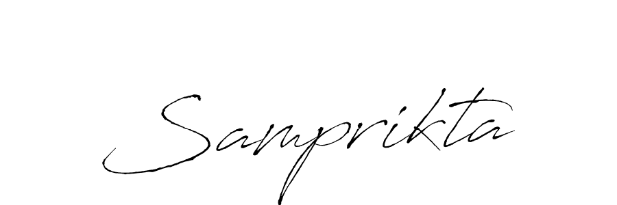 The best way (Antro_Vectra) to make a short signature is to pick only two or three words in your name. The name Samprikta include a total of six letters. For converting this name. Samprikta signature style 6 images and pictures png