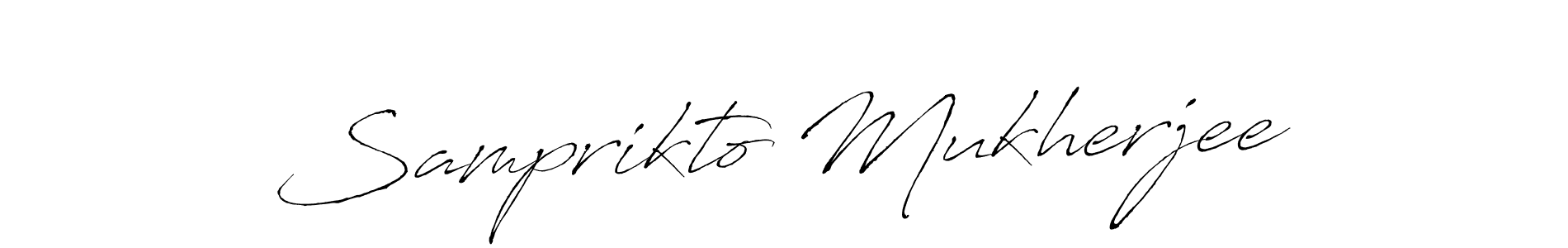 Also we have Samprikto Mukherjee name is the best signature style. Create professional handwritten signature collection using Antro_Vectra autograph style. Samprikto Mukherjee signature style 6 images and pictures png