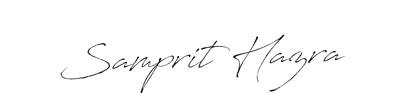 How to make Samprit Hazra signature? Antro_Vectra is a professional autograph style. Create handwritten signature for Samprit Hazra name. Samprit Hazra signature style 6 images and pictures png