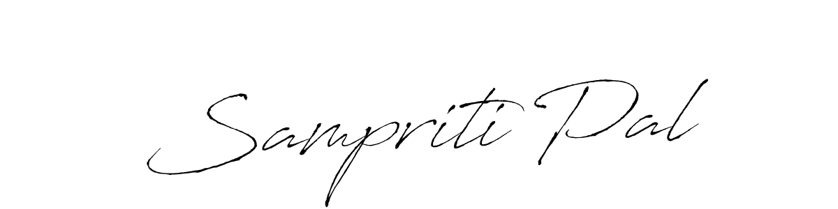 You should practise on your own different ways (Antro_Vectra) to write your name (Sampriti Pal) in signature. don't let someone else do it for you. Sampriti Pal signature style 6 images and pictures png