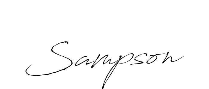 Antro_Vectra is a professional signature style that is perfect for those who want to add a touch of class to their signature. It is also a great choice for those who want to make their signature more unique. Get Sampson name to fancy signature for free. Sampson signature style 6 images and pictures png