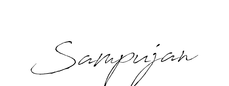 The best way (Antro_Vectra) to make a short signature is to pick only two or three words in your name. The name Sampujan include a total of six letters. For converting this name. Sampujan signature style 6 images and pictures png
