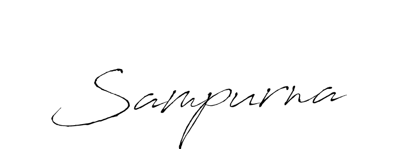 Sampurna stylish signature style. Best Handwritten Sign (Antro_Vectra) for my name. Handwritten Signature Collection Ideas for my name Sampurna. Sampurna signature style 6 images and pictures png