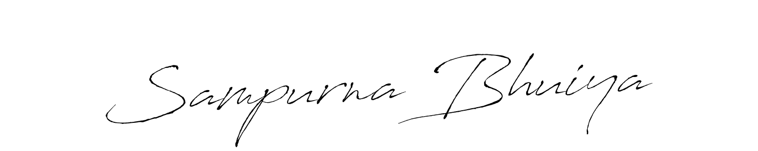 Design your own signature with our free online signature maker. With this signature software, you can create a handwritten (Antro_Vectra) signature for name Sampurna Bhuiya. Sampurna Bhuiya signature style 6 images and pictures png