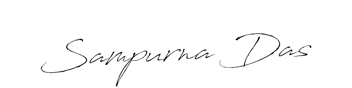 Make a beautiful signature design for name Sampurna Das. With this signature (Antro_Vectra) style, you can create a handwritten signature for free. Sampurna Das signature style 6 images and pictures png