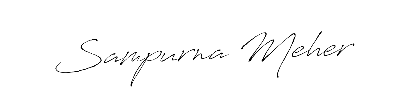 Also You can easily find your signature by using the search form. We will create Sampurna Meher name handwritten signature images for you free of cost using Antro_Vectra sign style. Sampurna Meher signature style 6 images and pictures png