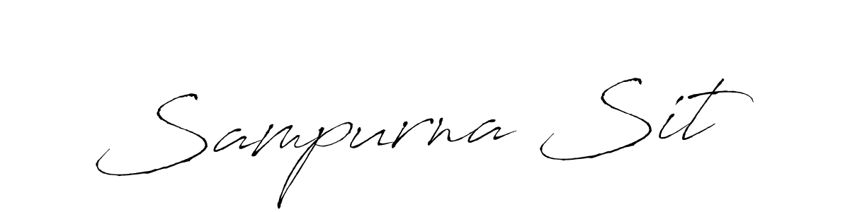 The best way (Antro_Vectra) to make a short signature is to pick only two or three words in your name. The name Sampurna Sit include a total of six letters. For converting this name. Sampurna Sit signature style 6 images and pictures png