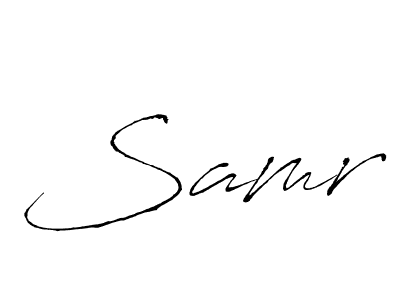 Make a beautiful signature design for name Samr. With this signature (Antro_Vectra) style, you can create a handwritten signature for free. Samr signature style 6 images and pictures png