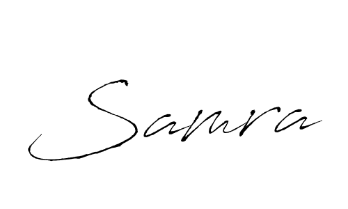 Use a signature maker to create a handwritten signature online. With this signature software, you can design (Antro_Vectra) your own signature for name Samra. Samra signature style 6 images and pictures png