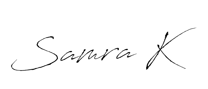 How to Draw Samra K signature style? Antro_Vectra is a latest design signature styles for name Samra K. Samra K signature style 6 images and pictures png