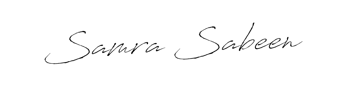 Use a signature maker to create a handwritten signature online. With this signature software, you can design (Antro_Vectra) your own signature for name Samra Sabeen. Samra Sabeen signature style 6 images and pictures png