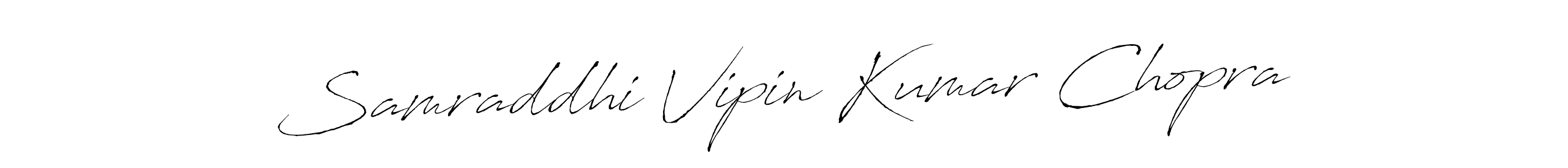 You can use this online signature creator to create a handwritten signature for the name Samraddhi Vipin Kumar Chopra. This is the best online autograph maker. Samraddhi Vipin Kumar Chopra signature style 6 images and pictures png