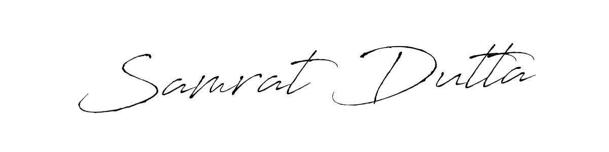 The best way (Antro_Vectra) to make a short signature is to pick only two or three words in your name. The name Samrat Dutta include a total of six letters. For converting this name. Samrat Dutta signature style 6 images and pictures png