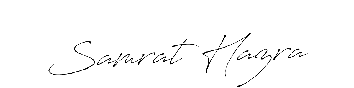 How to make Samrat Hazra signature? Antro_Vectra is a professional autograph style. Create handwritten signature for Samrat Hazra name. Samrat Hazra signature style 6 images and pictures png