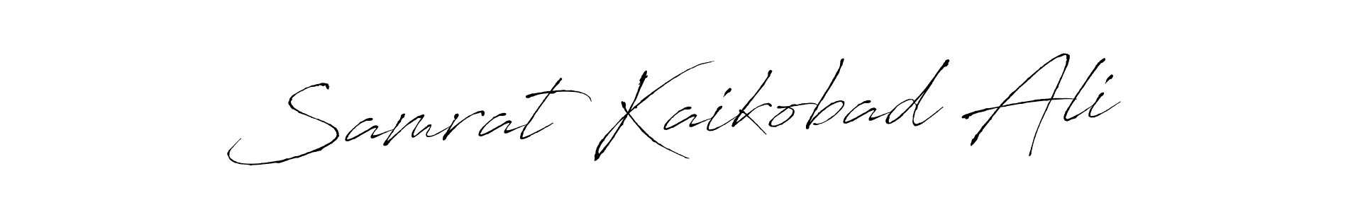 This is the best signature style for the Samrat Kaikobad Ali name. Also you like these signature font (Antro_Vectra). Mix name signature. Samrat Kaikobad Ali signature style 6 images and pictures png