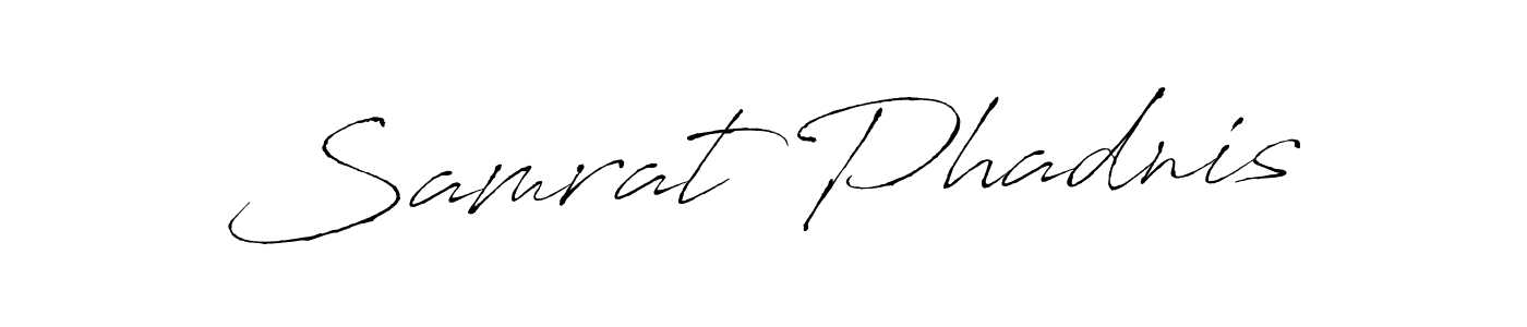 It looks lik you need a new signature style for name Samrat Phadnis. Design unique handwritten (Antro_Vectra) signature with our free signature maker in just a few clicks. Samrat Phadnis signature style 6 images and pictures png