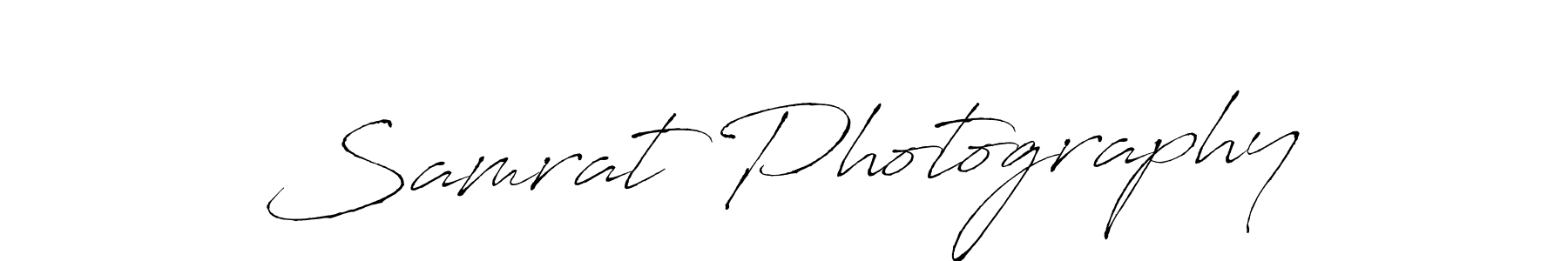 Use a signature maker to create a handwritten signature online. With this signature software, you can design (Antro_Vectra) your own signature for name Samrat Photography. Samrat Photography signature style 6 images and pictures png
