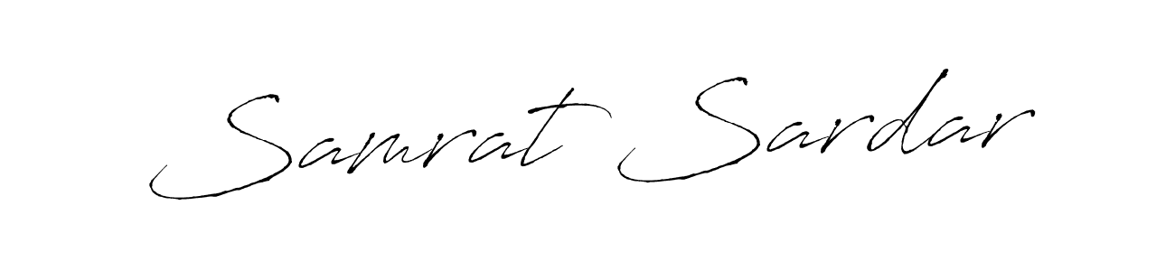 You should practise on your own different ways (Antro_Vectra) to write your name (Samrat Sardar) in signature. don't let someone else do it for you. Samrat Sardar signature style 6 images and pictures png