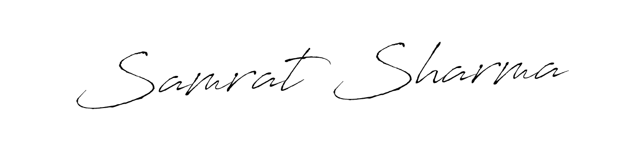 Samrat Sharma stylish signature style. Best Handwritten Sign (Antro_Vectra) for my name. Handwritten Signature Collection Ideas for my name Samrat Sharma. Samrat Sharma signature style 6 images and pictures png