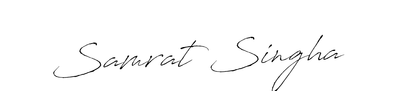 You should practise on your own different ways (Antro_Vectra) to write your name (Samrat Singha) in signature. don't let someone else do it for you. Samrat Singha signature style 6 images and pictures png