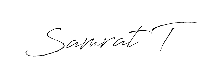 See photos of Samrat T official signature by Spectra . Check more albums & portfolios. Read reviews & check more about Antro_Vectra font. Samrat T signature style 6 images and pictures png