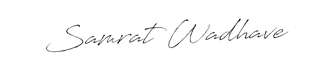 It looks lik you need a new signature style for name Samrat Wadhave. Design unique handwritten (Antro_Vectra) signature with our free signature maker in just a few clicks. Samrat Wadhave signature style 6 images and pictures png