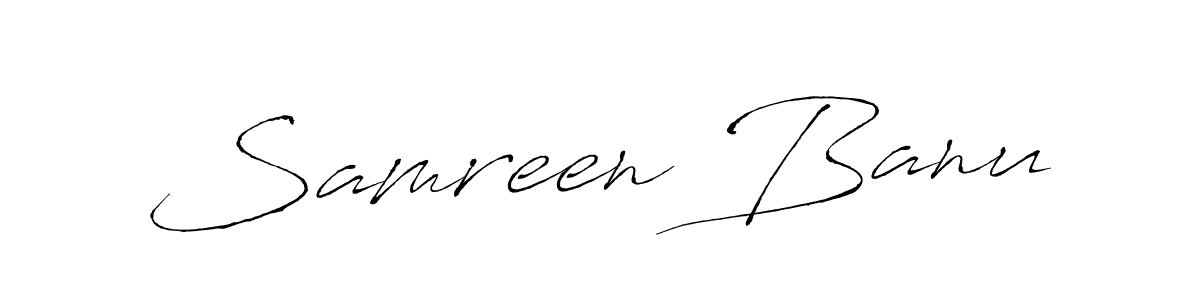 Similarly Antro_Vectra is the best handwritten signature design. Signature creator online .You can use it as an online autograph creator for name Samreen Banu. Samreen Banu signature style 6 images and pictures png