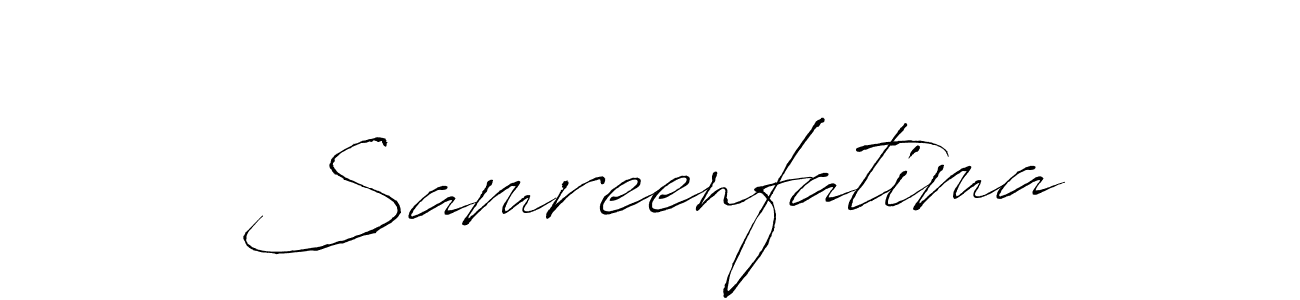 Also we have Samreenfatima name is the best signature style. Create professional handwritten signature collection using Antro_Vectra autograph style. Samreenfatima signature style 6 images and pictures png