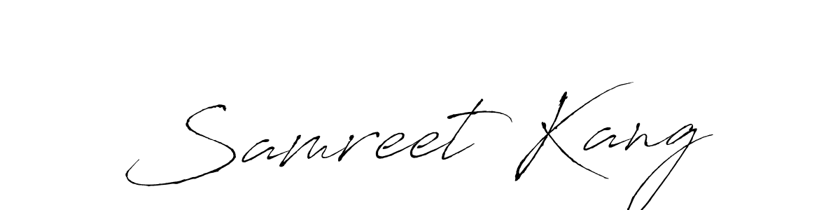 Make a beautiful signature design for name Samreet Kang. Use this online signature maker to create a handwritten signature for free. Samreet Kang signature style 6 images and pictures png