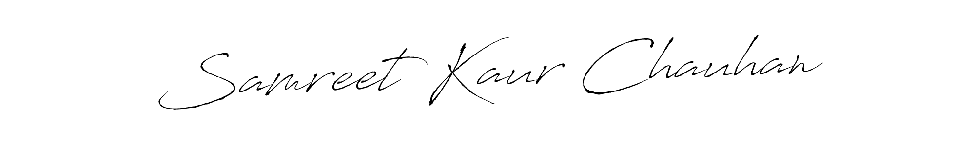 You can use this online signature creator to create a handwritten signature for the name Samreet Kaur Chauhan. This is the best online autograph maker. Samreet Kaur Chauhan signature style 6 images and pictures png