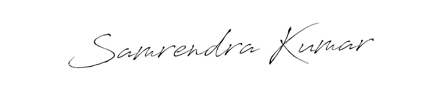 This is the best signature style for the Samrendra Kumar name. Also you like these signature font (Antro_Vectra). Mix name signature. Samrendra Kumar signature style 6 images and pictures png