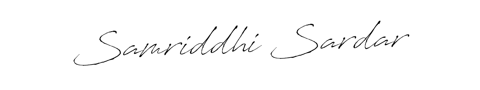 The best way (Antro_Vectra) to make a short signature is to pick only two or three words in your name. The name Samriddhi Sardar include a total of six letters. For converting this name. Samriddhi Sardar signature style 6 images and pictures png