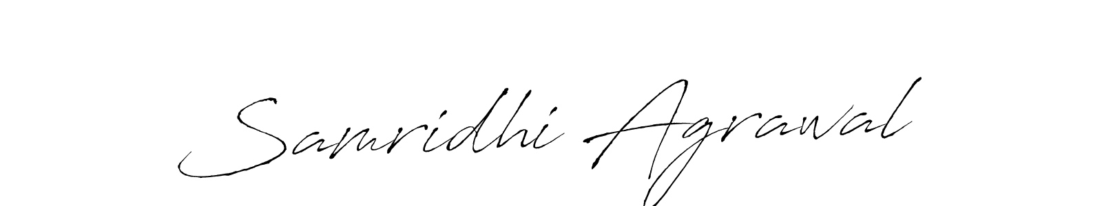 Use a signature maker to create a handwritten signature online. With this signature software, you can design (Antro_Vectra) your own signature for name Samridhi Agrawal. Samridhi Agrawal signature style 6 images and pictures png